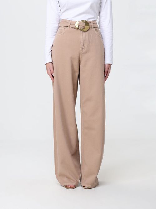 Pants Woman color Beige