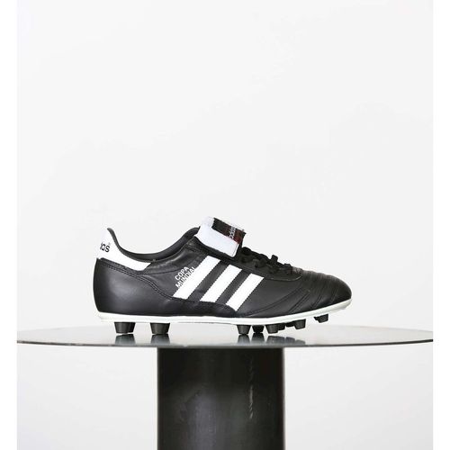 Adidas Mens Copa Mundial Football Boots in Black-White Leather