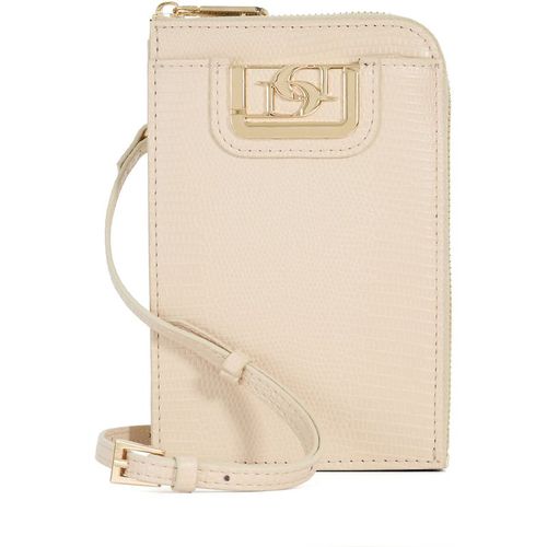 Dune London Womens Accessories Standing - Logo Mirror Zip Purse - Beige - One Size