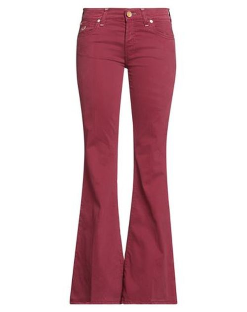Jacob Cohёn Woman Pants Burgundy Size 28 Cotton, Elastane