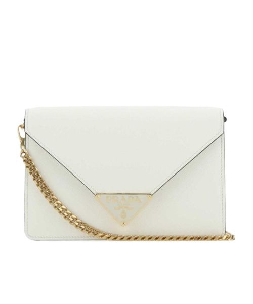 Saffiano leather shoulder bag