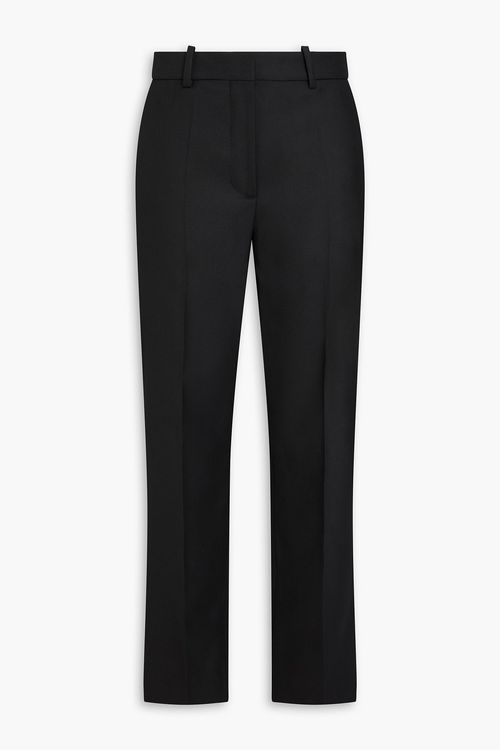 Igda twill straight-leg pants - Black - DE 32