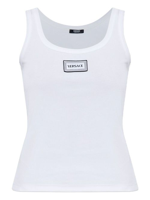 Logo cotton tank top