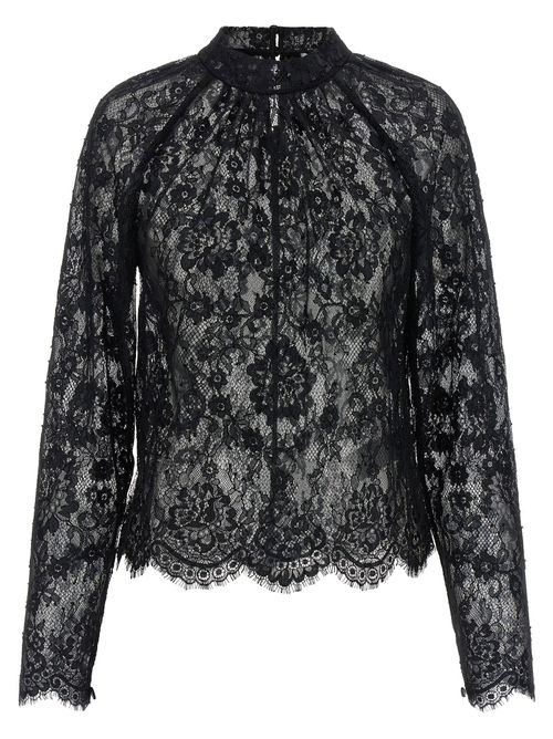 Black Lace Blouse