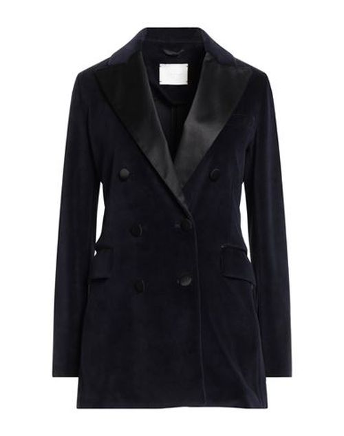Woman Blazer Midnight blue Size 10 Cotton, Polyester