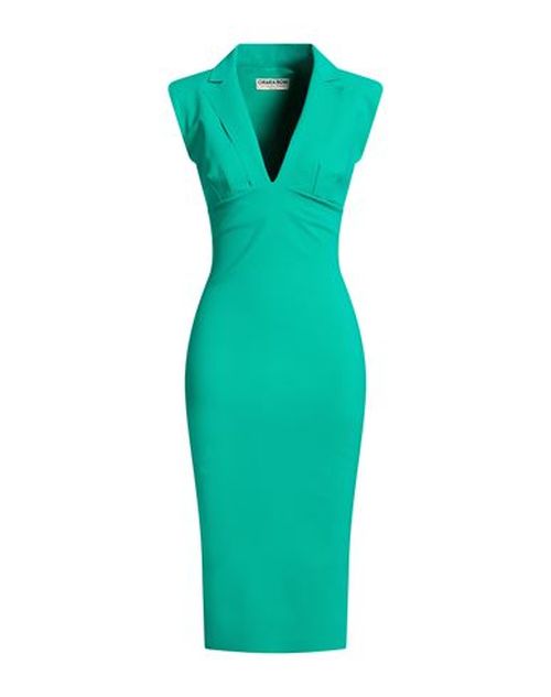 Woman Midi dress Light green Size 4 Polyamide, Elastane