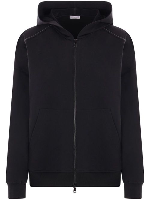 Jersey hoodie - Black