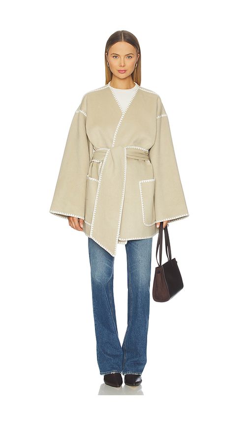 Tularosa Gia Jacket in Beige. XL also in L, M, S