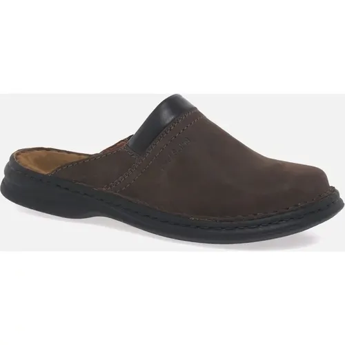 Josef Seibel Men's Max Men's Leather Mules - Brown