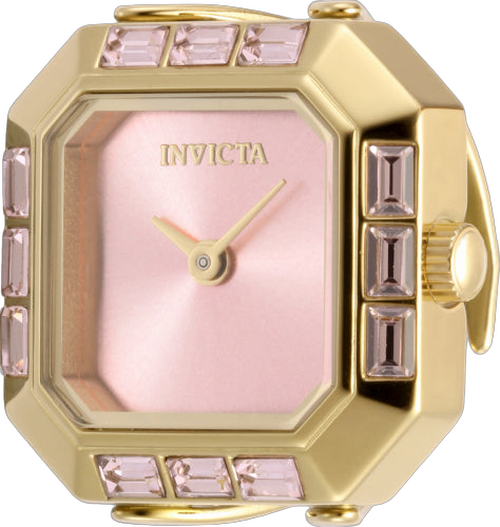 Crystal-Embellished Mini Watch — Pink