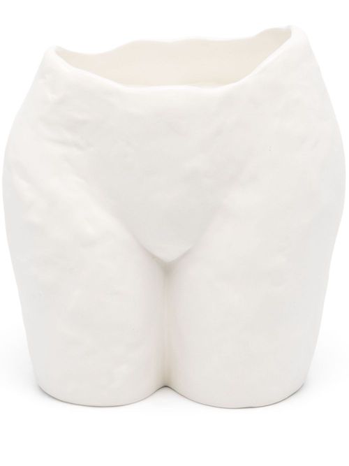 Popotin ceramic candle - White