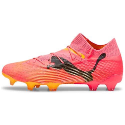 PUMA - Mens Future 7 Ultimate Fg/Ag Shoes, Color Sunset Glow/Black/Sun Stream