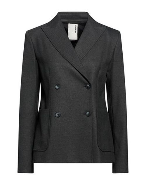 Woman Blazer Charcoal Size 6 Polyester, Viscose, Elastane