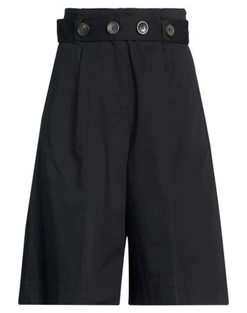 Woman Shorts & Bermuda Shorts Black Size XS Cotton