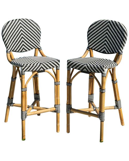 Set of 2 Nerea Counter Stools