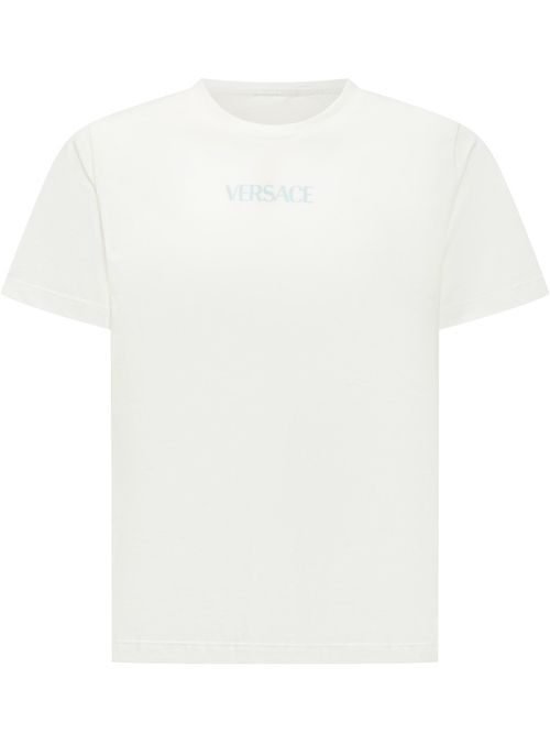 Kids White Cotton T-shirt