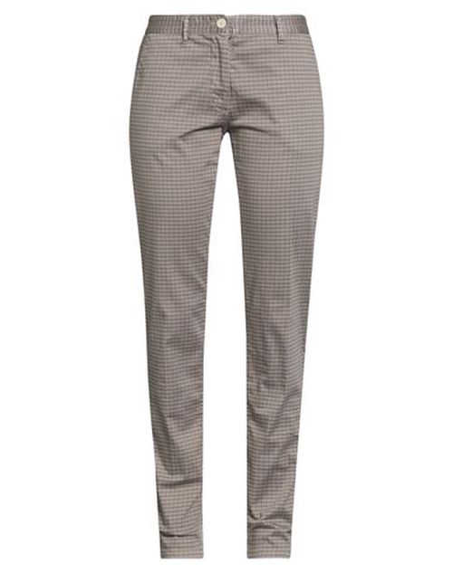 Woman Pants Taupe Size 4 Cotton, Elastane