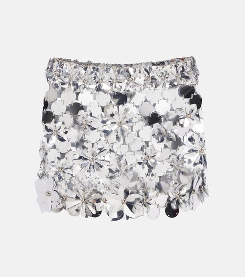 Embellished chainmail miniskirt