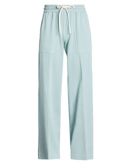Woman Pants Sage green Size 10 Cotton, Lycra