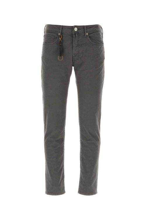 Stretch Cotton Trousers — Gray