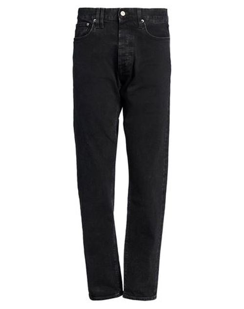 Man Jeans Black Size 30 Cotton, Elastane