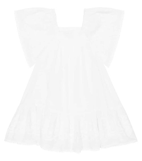 Zimmermann Kids Anneke embroidered cotton dress