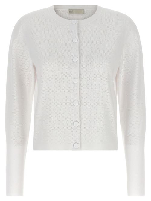 Pointelle Viscose Cardigan