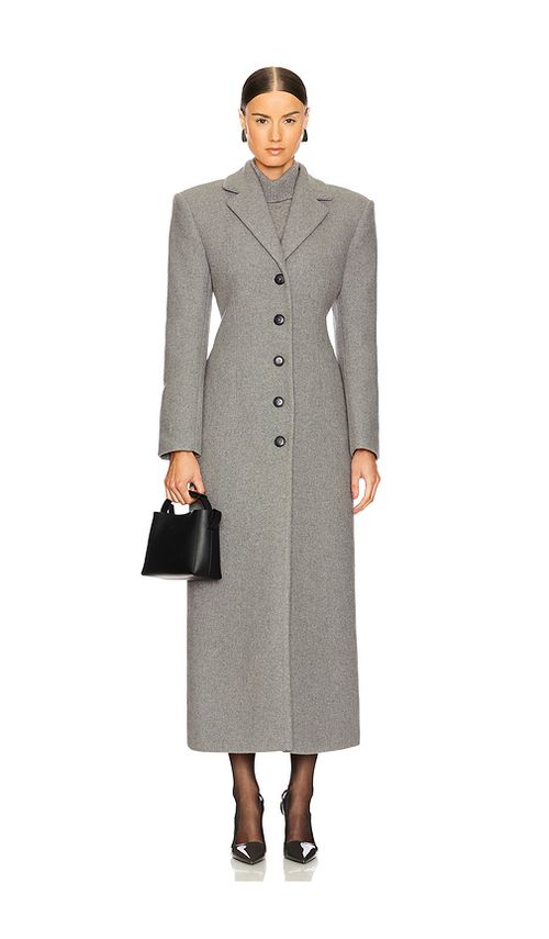 EAVES Yaron Manteco Wool Coat in Grey. - S also in XXS