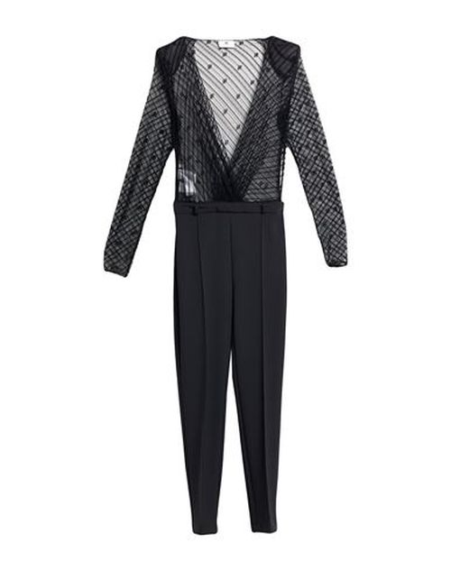 Woman Jumpsuit Black Size 10 Polyamide, Elastane, Polyester