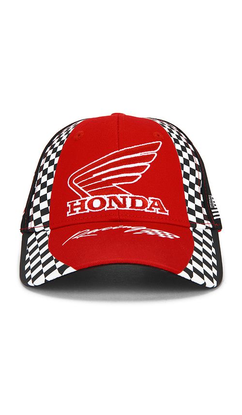 CPTN Apparel Crf Racing Hat in Red,Black