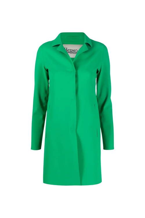 Nylon Coat Coat — Green