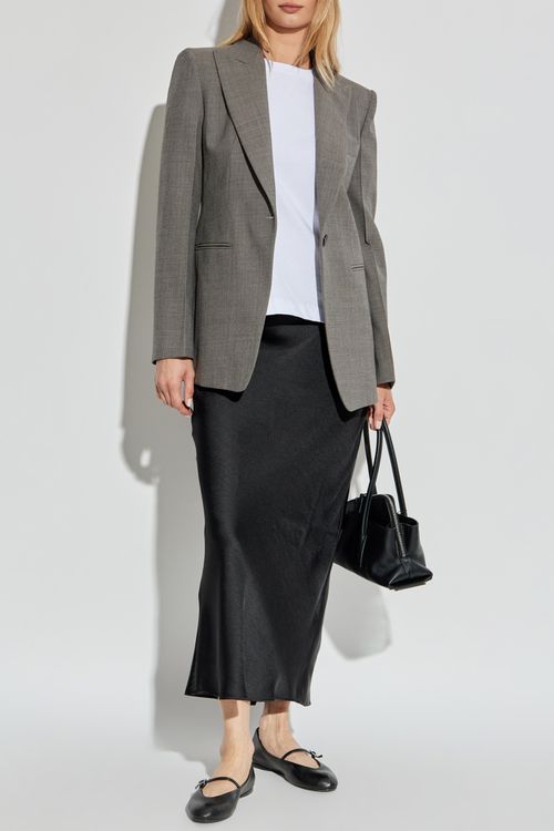 Wool Blazer, Women's, Grey