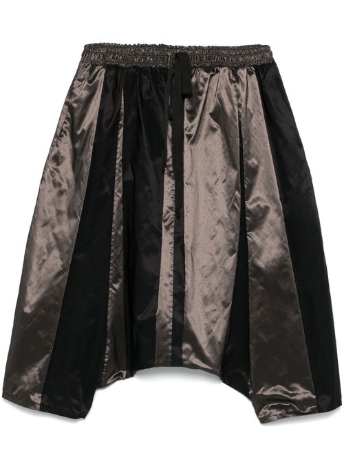 Drop-crotch trousers - Black