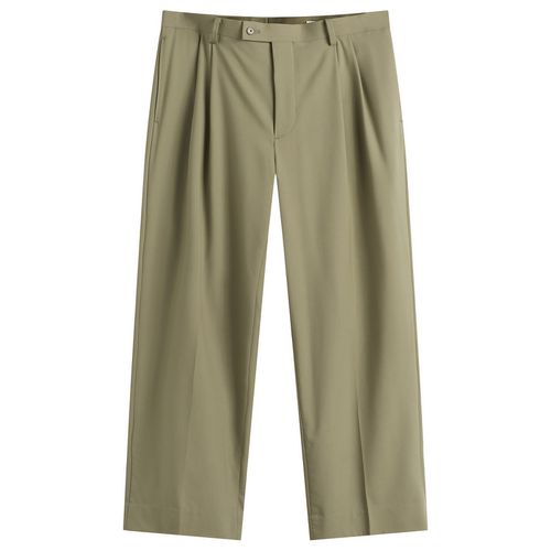 Men's Tropical Wool Trousers Light Khaki
