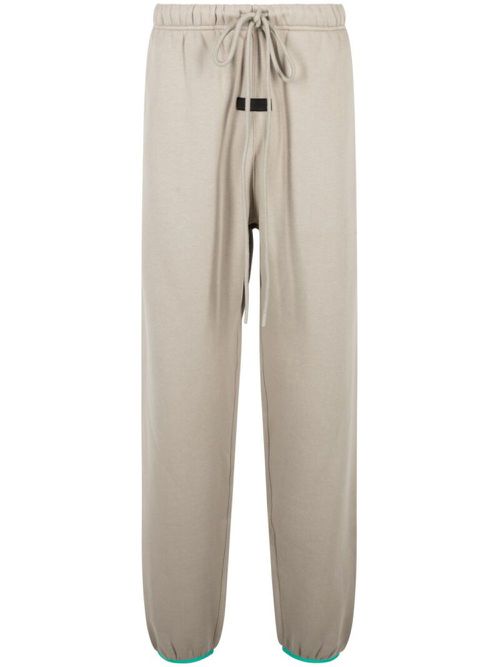 Logo-patch track pants - Neutrals