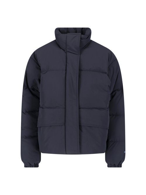 Quilted Down Puffer Jacket with Pocket Lining