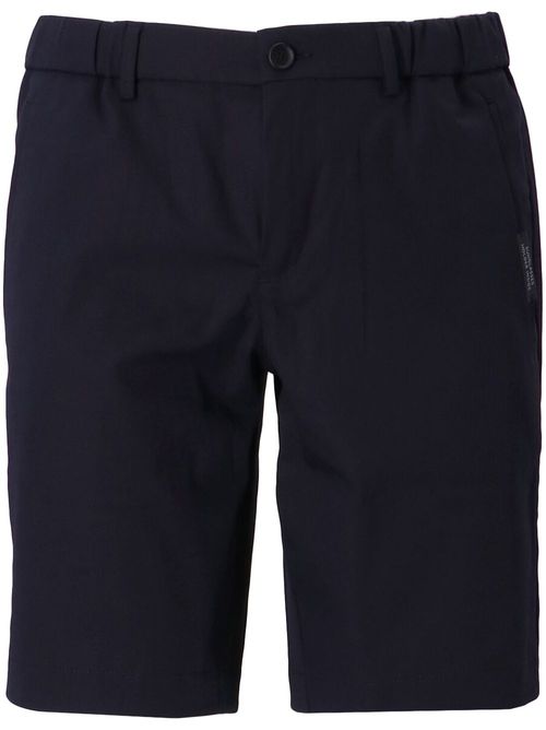 Logo-patch chino shorts - Blue