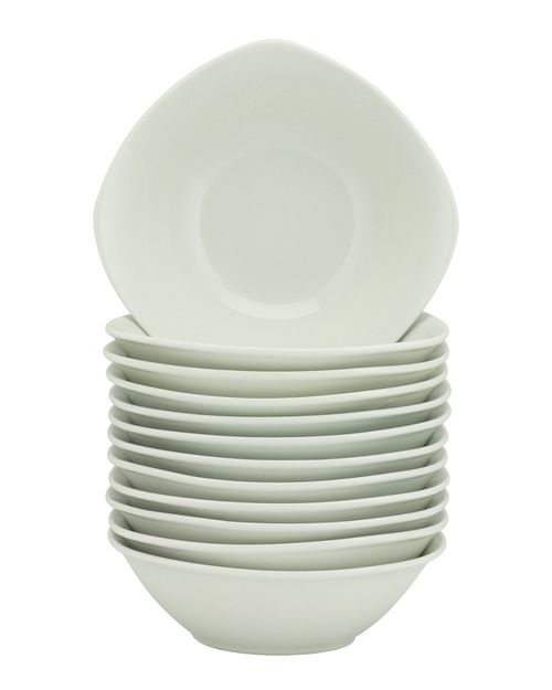 Set of Twelve Square Cereal Bowls