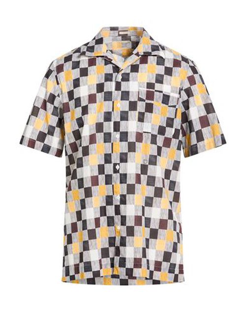 Man Shirt Black Size S Cotton