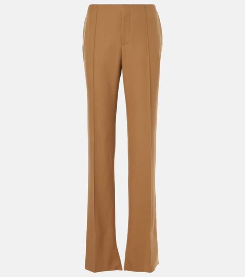 Chloé Mid-rise wool straight pants