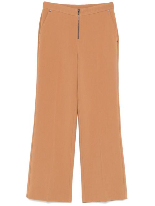Wide-leg trousers - Brown
