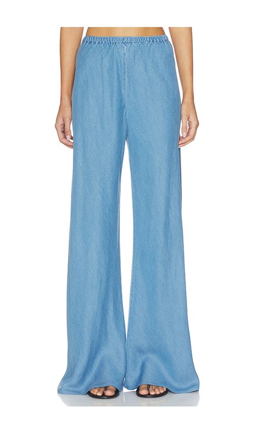 La Ligne Garment Dyed Colby Pants in Chambray. L also in S