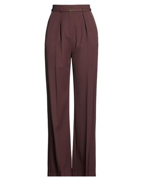 Woman Pants Chocolate brown Size 8 Virgin Wool