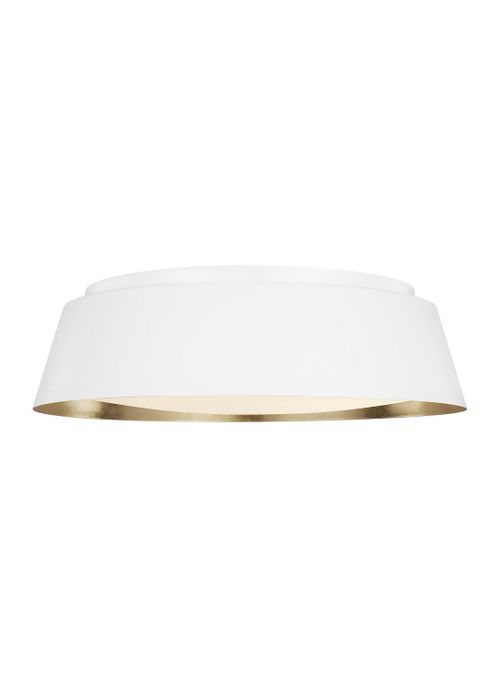 Visual Comfort Studio Asher 4-Light Ceiling Light in Matte White by Ellen Degenere