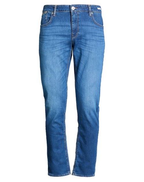 Man Jeans Blue Size 36 Cotton, Elastane
