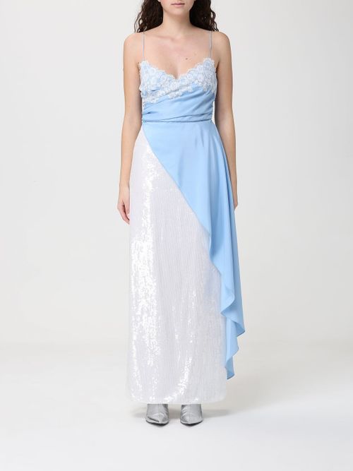 Top Woman color Gnawed Blue
