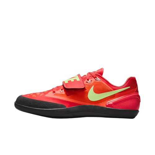 Nike Zoom Rotational 6 Track & Field Throwing Shoes (FZ9606-600, Bright Crimson/Lime Blast/Mint Foam/Washed Coral)