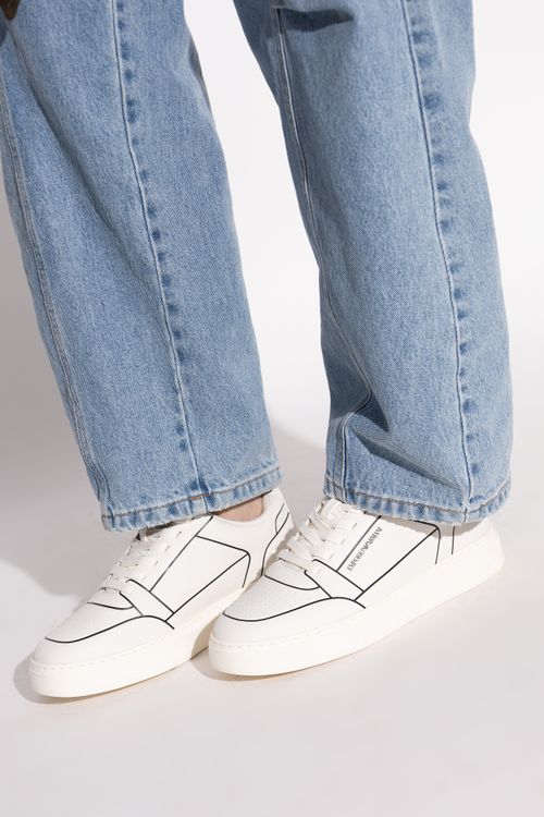 Sports Shoes With Logo, Women's, White