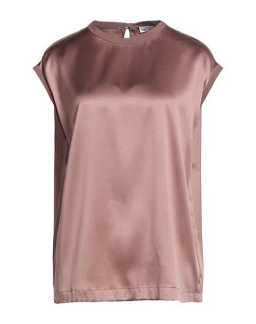 Woman Top Antique rose Size XL Silk, Elastane, Brass
