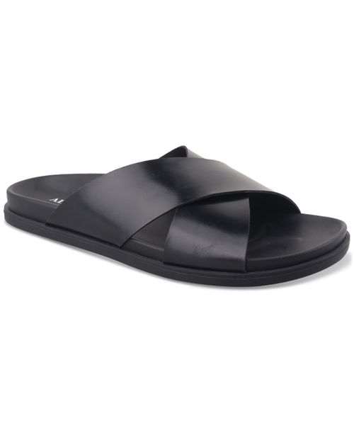 Men's Wallace Banded Sandals, Exclusively at Macy's - Black